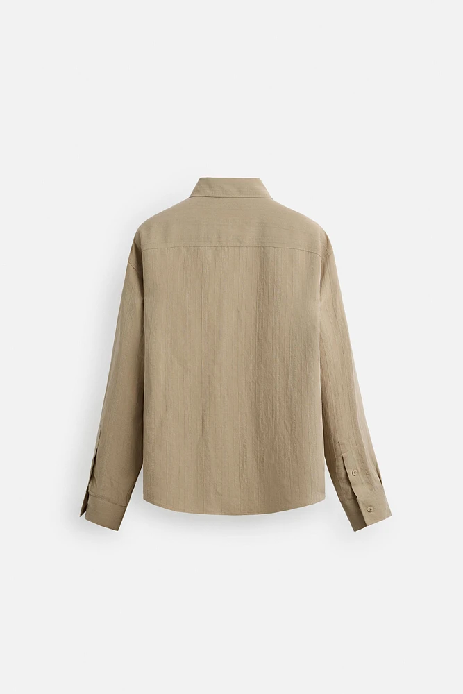 FLOWY POCKET SHIRT