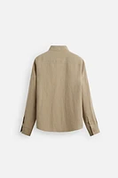 FLOWY POCKET SHIRT