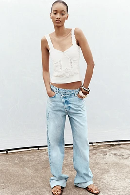 LACE CORSET TOP
