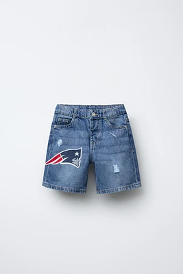 PATRIOTS © NFL DENIM SHORTS