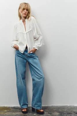 EMBROIDERED COTTON TOP