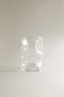 VERRE EN VERRE RECYCLABLE ONDULATIONS