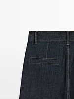 Jean straight taille haute