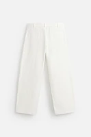 PANTALON COUPE DÉCONTRACTÉE CEINTURE
