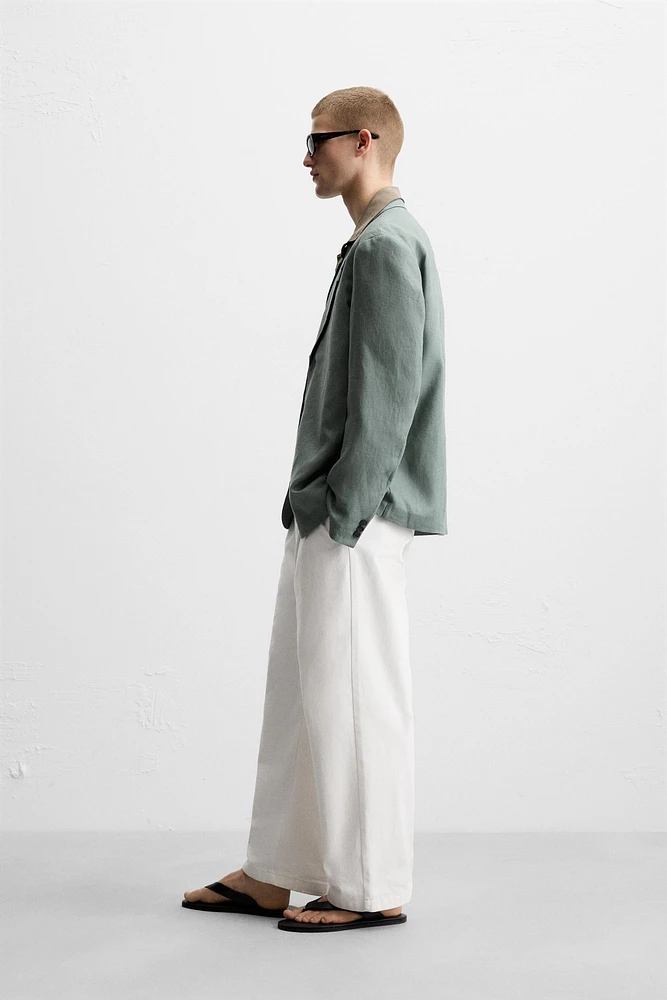 SUIT JACKET 100% LINEN