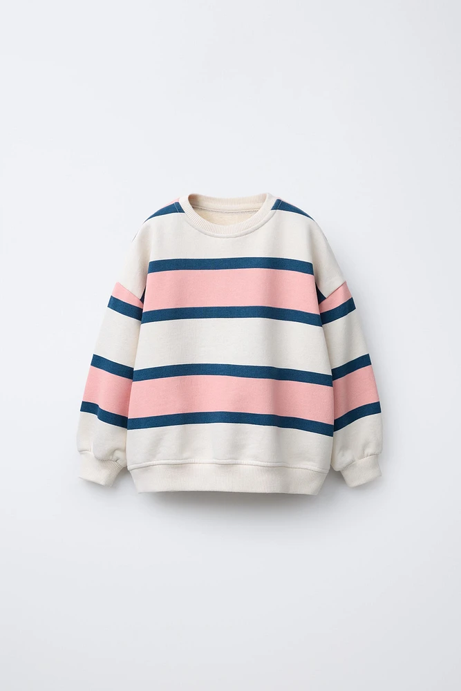 SWEAT À RAYURES