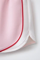 PIPING MODAL BERMUDA SHORTS