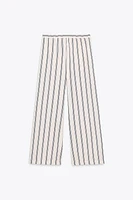 PANTALON PALAZZO À RAYURES ZW COLLECTION