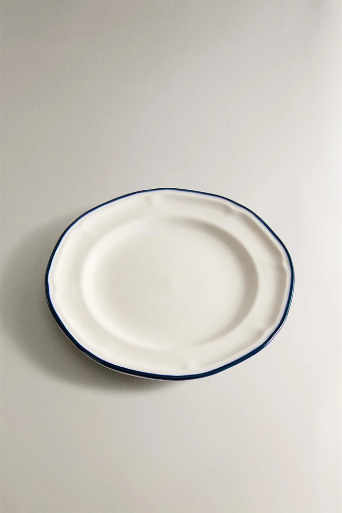 SIDE PLATE WITH CONTRAST RIM