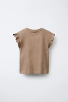 T-SHIRT RIB VOLANTS