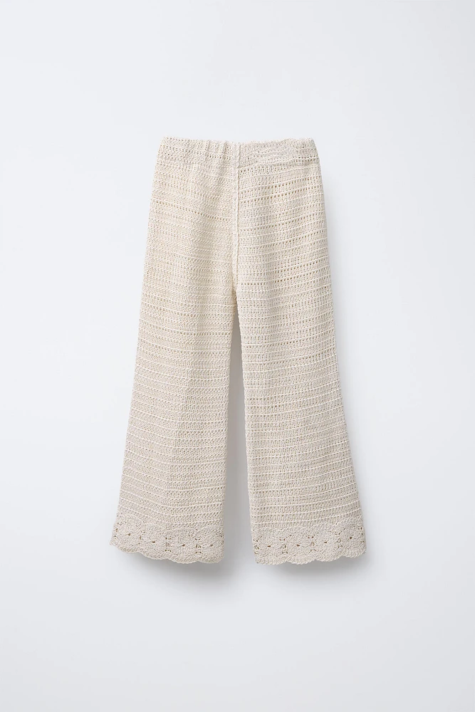 CROCHET FLORAL CULOTTES