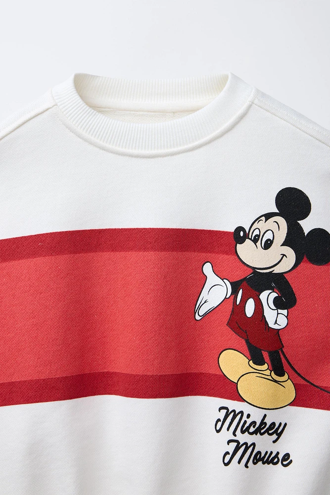 STRIPED MICKEY MOUSE © DISNEY SWEATSHIRT