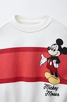 STRIPED MICKEY MOUSE © DISNEY SWEATSHIRT
