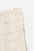 PANTALON CARGO COUPE LARGE