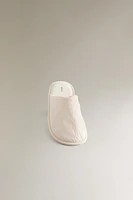 ASYMMETRIC TECHNICAL FABRIC SLIPPERS