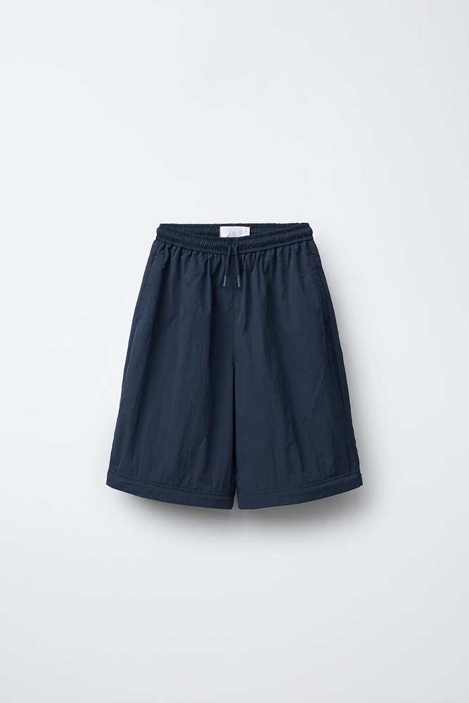 NYLON BALLOON CONVERTIBLE SHORTS