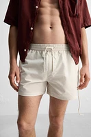 MAILLOT DE BAIN MI-LONG EN SEERSUCKER