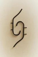 PACK OF LARGE DARK METAL HOOKS