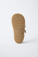 BAREFOOT LEATHER STRAP SNEAKERS