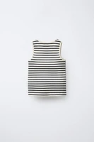 T-SHIRT RIB RAYÉ