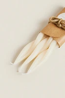 SET OF DECORATIVE SPIRAL TAPER CANDLES (SET OF 3)