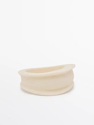 Matte resin bracelet