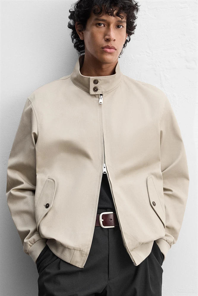 BLOUSON BOMBER AVEC COTON