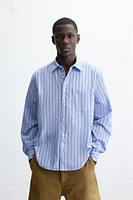STRIPED RELAXED FIT SHIRT