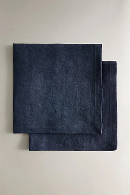 COLORED WASHED LINEN NAPKINS (SET OF 2)