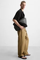 WRINKLED JACQUARD SHIRT