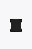 STRAPLESS TOP