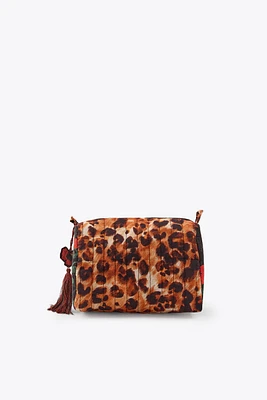COMBINED QUILTED TOILETRY BAG