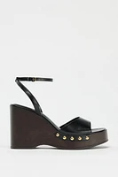 CHAUSSURES À TALONS COMPENSÉS ET PLATEFORME