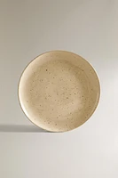 DOTTED STONEWARE DINNER PLATE