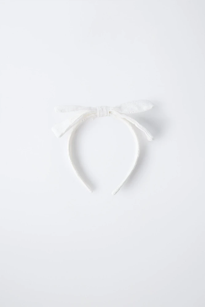 OPENWORK BOW HEADBAND
