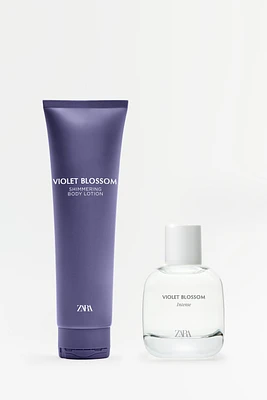 VIOLET BLOSSOM INTENSE EDP 90 ML (3.0 FL. OZ) + GLITTER CREAM 150 ML (5.0 FL. OZ).