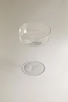 BLOWN CRYSTALLINE SPARKLING WINE FLUTE