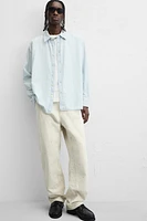 EMBROIDERED STRIPED SHIRT