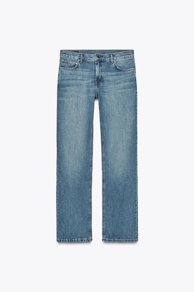 ZW COLLECTION LOW RISE STRAIGHT BOOTCUT JEANS