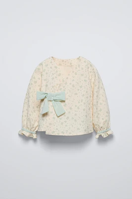 CROSSOVER BOW SHIRT