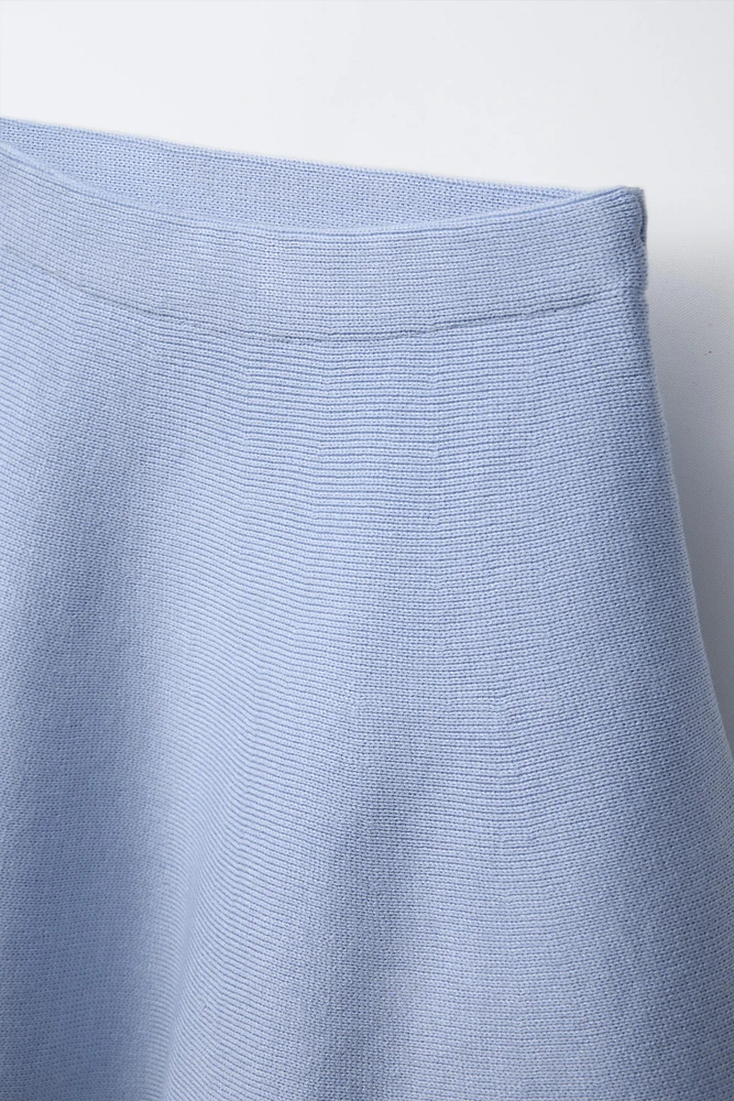 KNIT SWING SKIRT