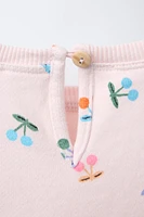 CHERRY PRINT SWEATSHIRT
