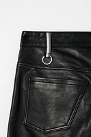 PANTALON EN CUIR BOBBY GILLESPIE X ZARA