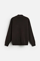 QUARTER ZIP SWEATER