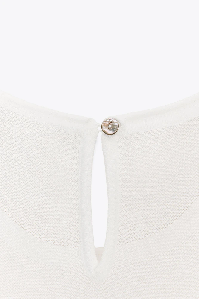 FINE KNIT SHORT PANEL DRESS