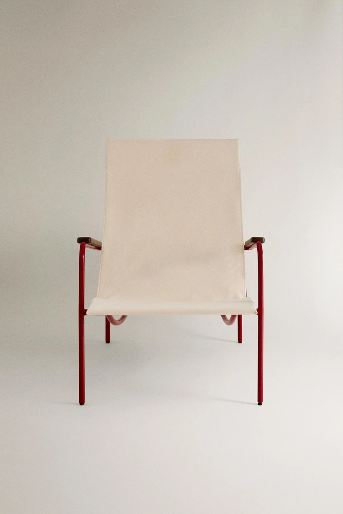 CHAISE STRUCTURE MÉTAL COULEUR