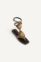 LIMITED EDITION SUEDE STUDDED SANDALS