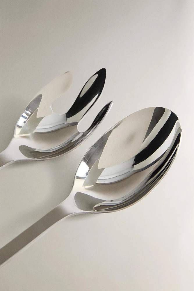 ENSEMBLE COUVERTS SALADE CÉRAMIQUE (LOT DE 2)