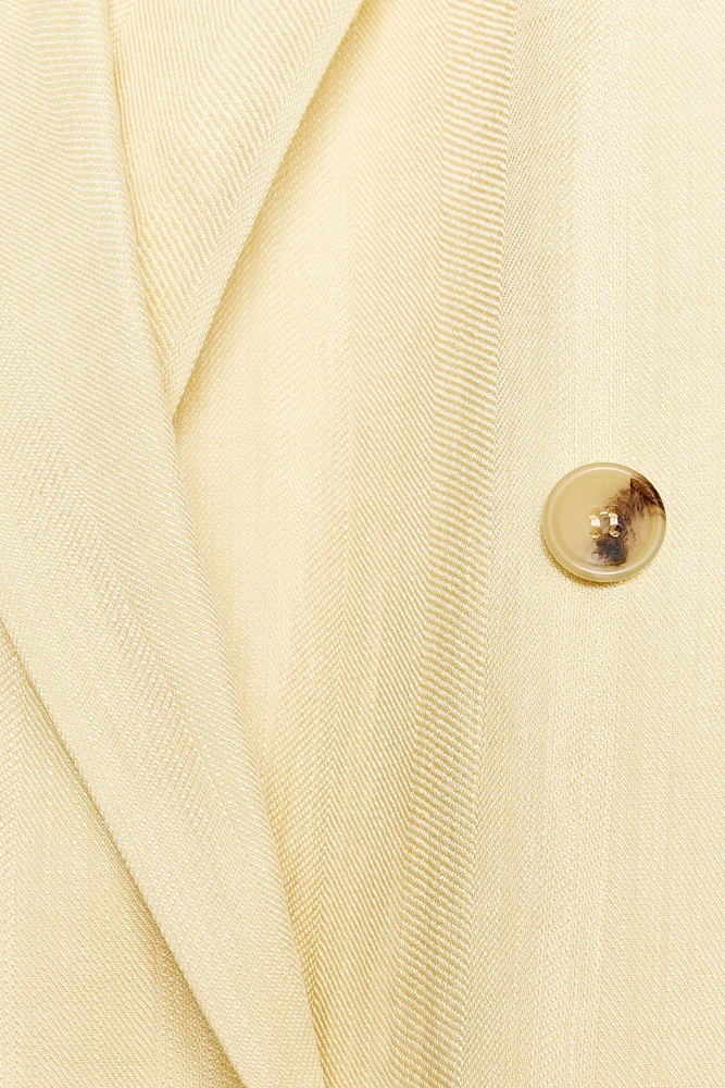 MINIMAL LINEN BLAZER ZW COLLECTION
