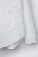 FLORAL POPLIN SHIRT